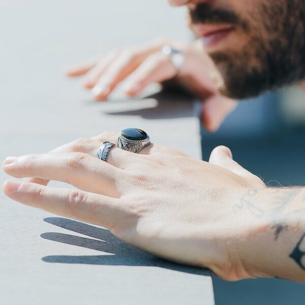 Photo Worn Eagle Ring