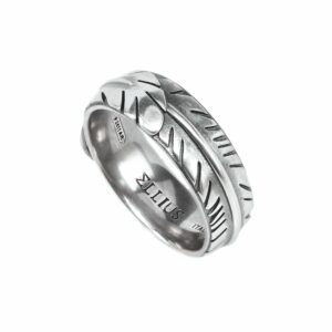 Anello Piuma Aquila Chiuso