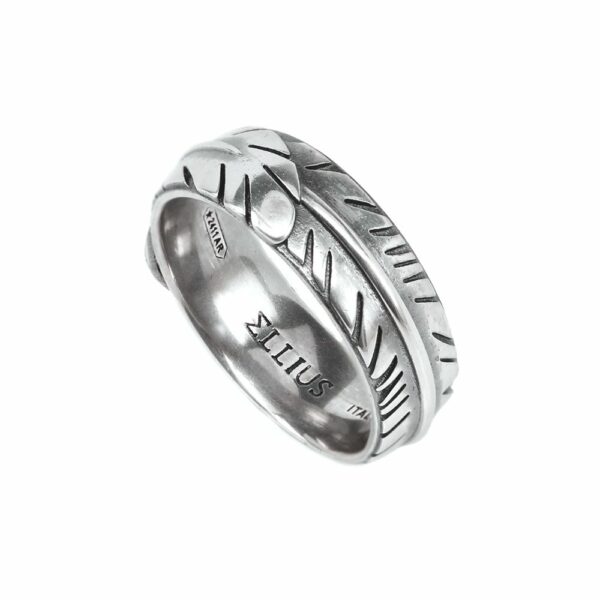 Anello Piuma Aquila Chiuso