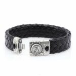 Porta Romana Leather Bracelet Open