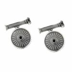 Cufflinks Ancient Rome with Black Stones