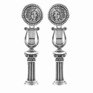Symmetrical Lyre Earrings