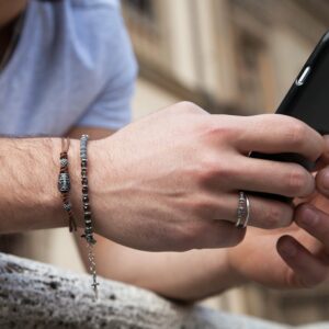 braccialetti e anelli uomo della collezione cavaliere