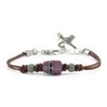 Bracciale Elmo Giostratore Pietre Ruby