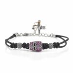 Bracciale Elmo Giostratore Pietre Ruby