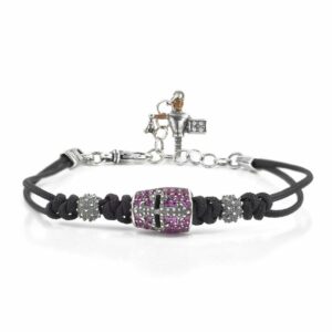 Bracciale Elmo Giostratore Pietre Ruby
