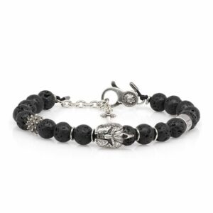 Bracciale Elmo Gladiatore Lavastone