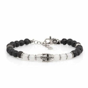 Bracciale Cavaliere Giada Bianca