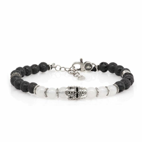 Bracciale Cavaliere Giada Bianca