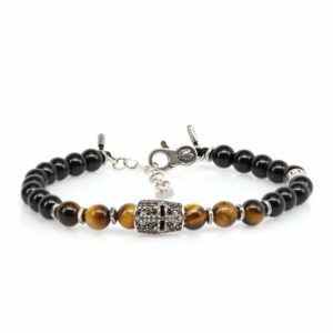 Bracciale Cavaliere Occhio di Tigre