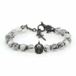 Bracciale Elmo Giostratore Pietre Quarzo