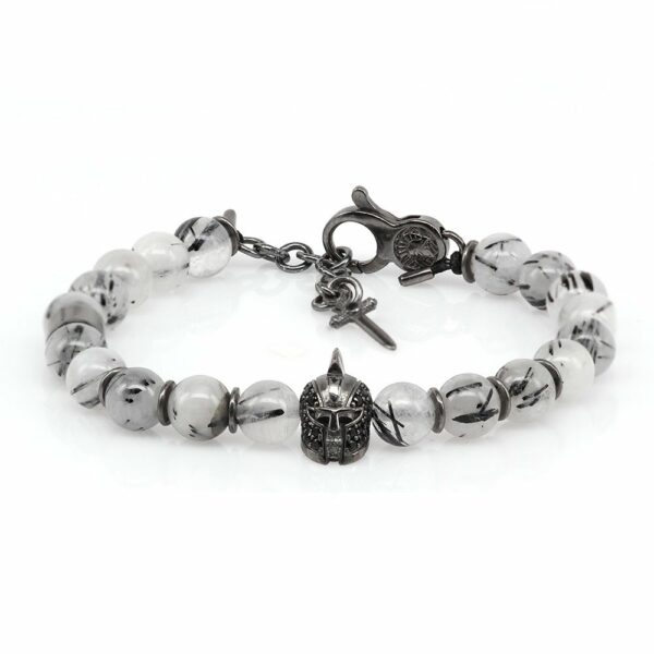 Rutilated Quartz Gladiator Bracelet