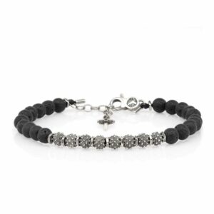 Bracciale Globo Terrestre Lavastone