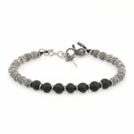 Bracciale Globo Terrestre Argento