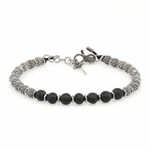 Terrestrial Globe Silver Bracelet