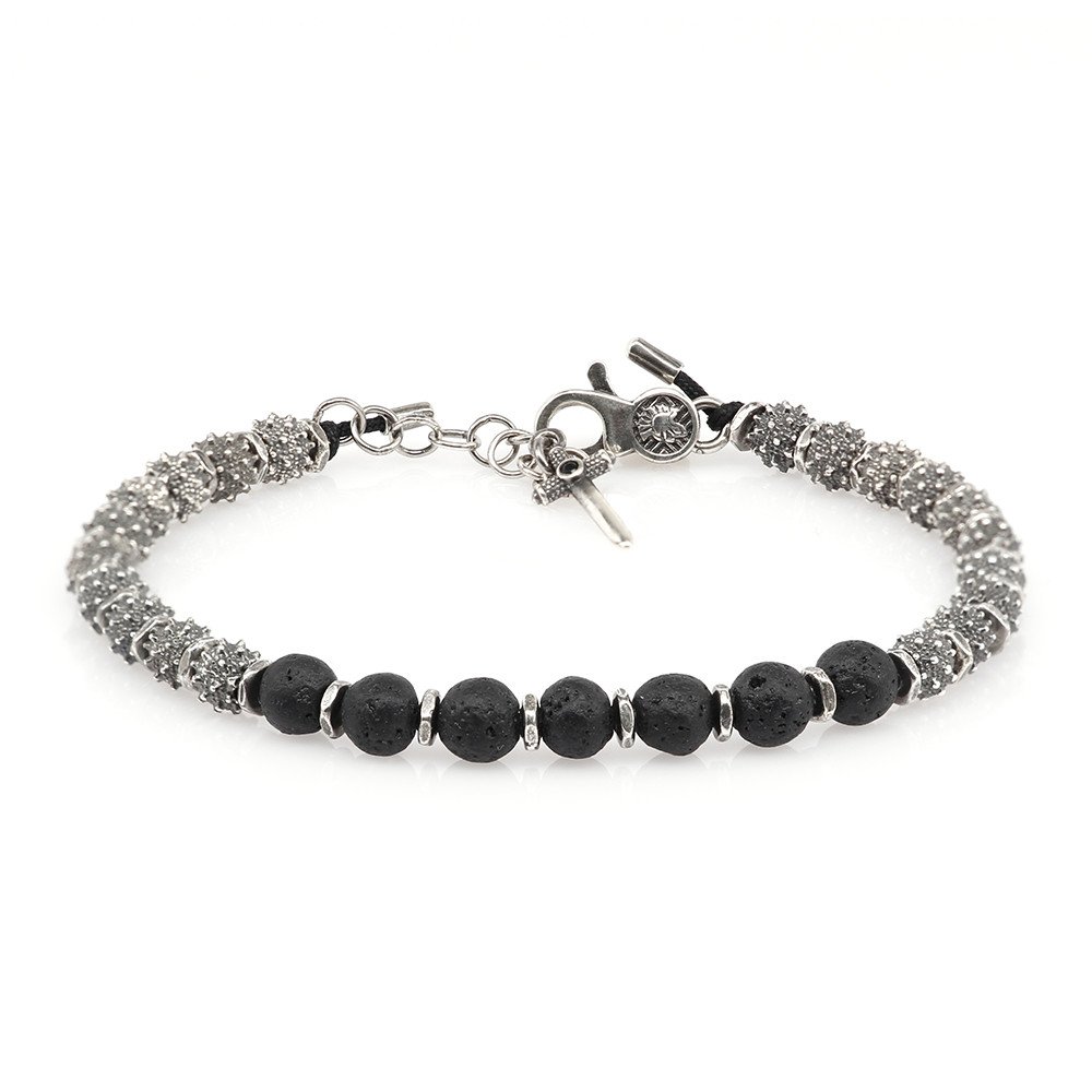 Bracciale Globo Terrestre Argento