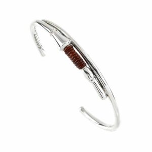 Bracciale Lancia Da Giostra Pelle Marrone