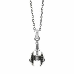 Collana Ascia Pietre Black