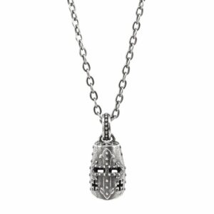 Knight Helmet Necklace