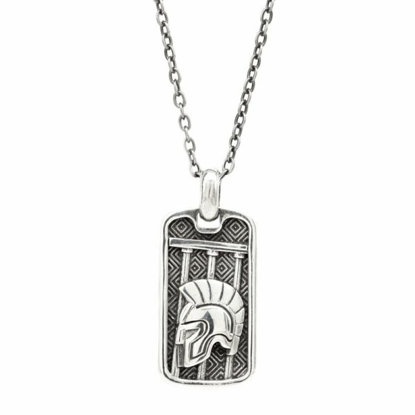 Collana Elmo Gladiatore Romano