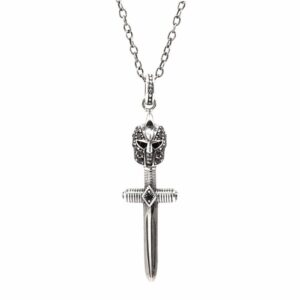 Collana Armatura Gladiatore Pietre Brown