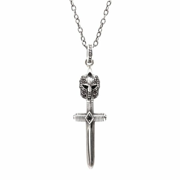 Collana Armatura Gladiatore Pietre Brown