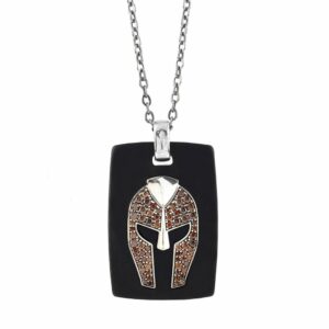 Collana Gladiatore Pietre Brown