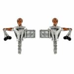 Moor of the Joust Earrings in Aged Silver