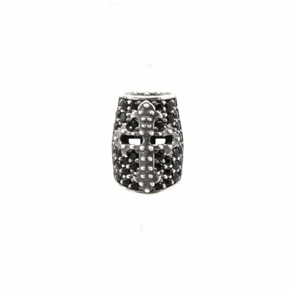 Orecchini Elmo Cavaliere Argento Uomo Black