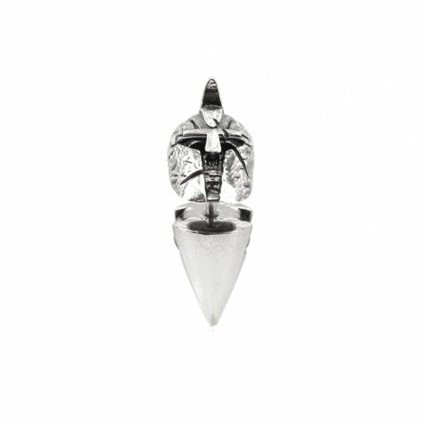 Helmet Gladiator Cone Earring