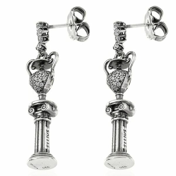 Symmetrical Unguentary Earrings Back