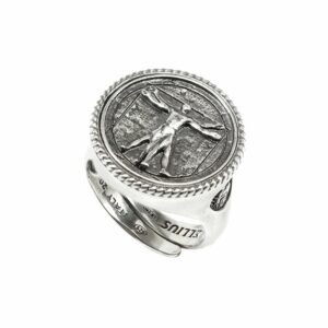 Anello Uomo Vitruviano