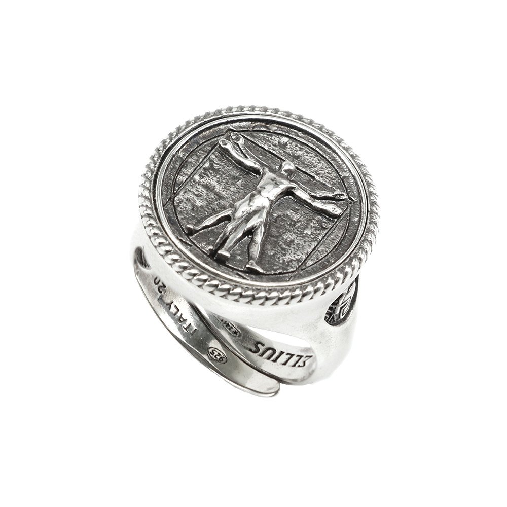 Anello Uomo Vitruviano