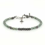 Bracciale Stella Mattino Argento Pietra Avventurina