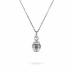 Dome Church of the Ascension in Jerusalem Minimal Necklace