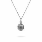 Dome of St.Maria Assunta in Siena Necklace Minimal