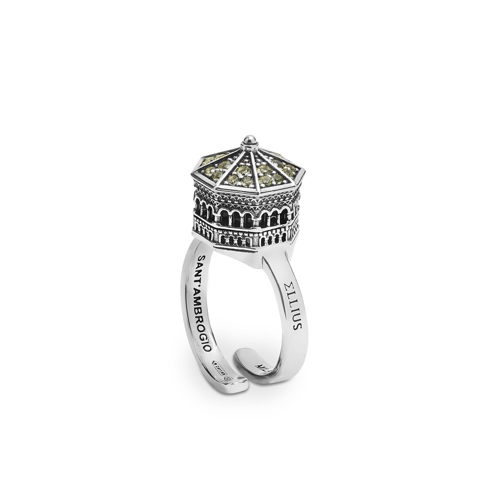 Anello Minimal Cupola Sant Ambrogio Milano