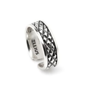 Anello Serpente Uomo Argento Invecchiato