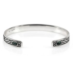 Bracciale Rigido Argento Serpente Minimal