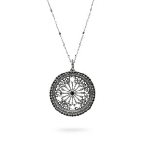 Collana Rosone Cattedrale Otranto gioiello argento Ellius