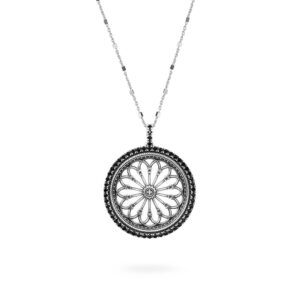 Collana Rosone Duomo Santa Maria Assunta Modena gioielli argento Ellius