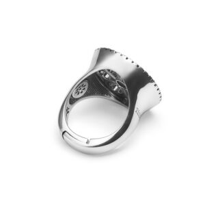 Anello Rosone Maria Ss Addolorata Castelpetroso Retro