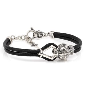 Bracciale Pantera Liscia Pelle