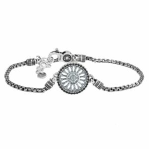 Bracciale Rosone Matera Madonna della Bruna gioielli argento Ellius