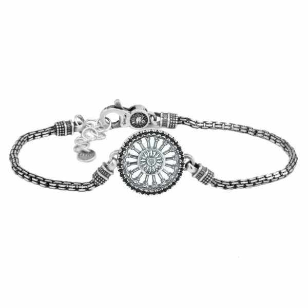 Bracciale Rosone Matera Madonna della Bruna gioielli argento Ellius
