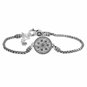 Bracciale Rosone Moschea Mecca gioielli argento Ellius uomo