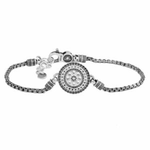 Bracciale Rosone Palermo Santa Maria Assunta gioielli argento Ellius uomo