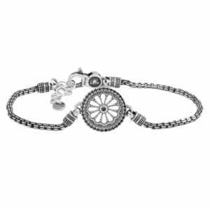 Bracciale Rosone Reggio Calabria Maria Santissima Assunta gioielli argento Ellius uomo