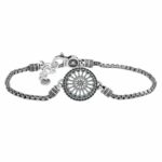 Bracciale Rosone Santa Maria Assunta Como argento uomo Ellius