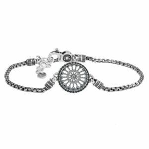 Bracciale Rosone Santa Maria Assunta Como argento uomo Ellius